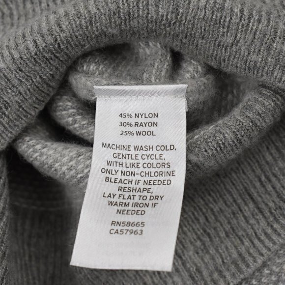 Nordstrom Men's Shop Crew Neck Sweater Size L Color Grey‎ Gently Used Condition - Picture 5 of 5